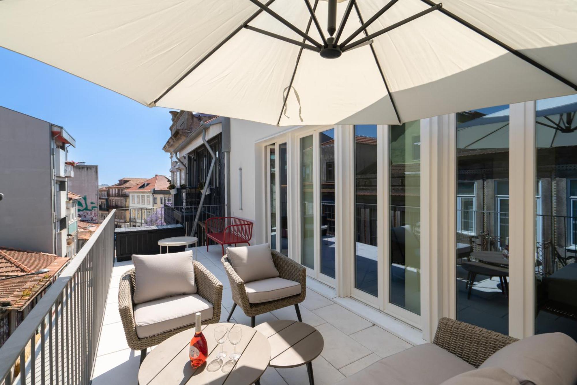 Appartement Host Wise - Luxurious Private Flats - Balcony à OOporto Chambre photo